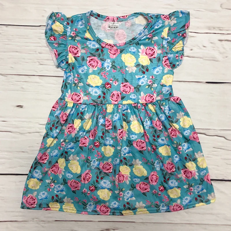 Платье для девочек детские платья вечерние платье с цветочным узором одежда