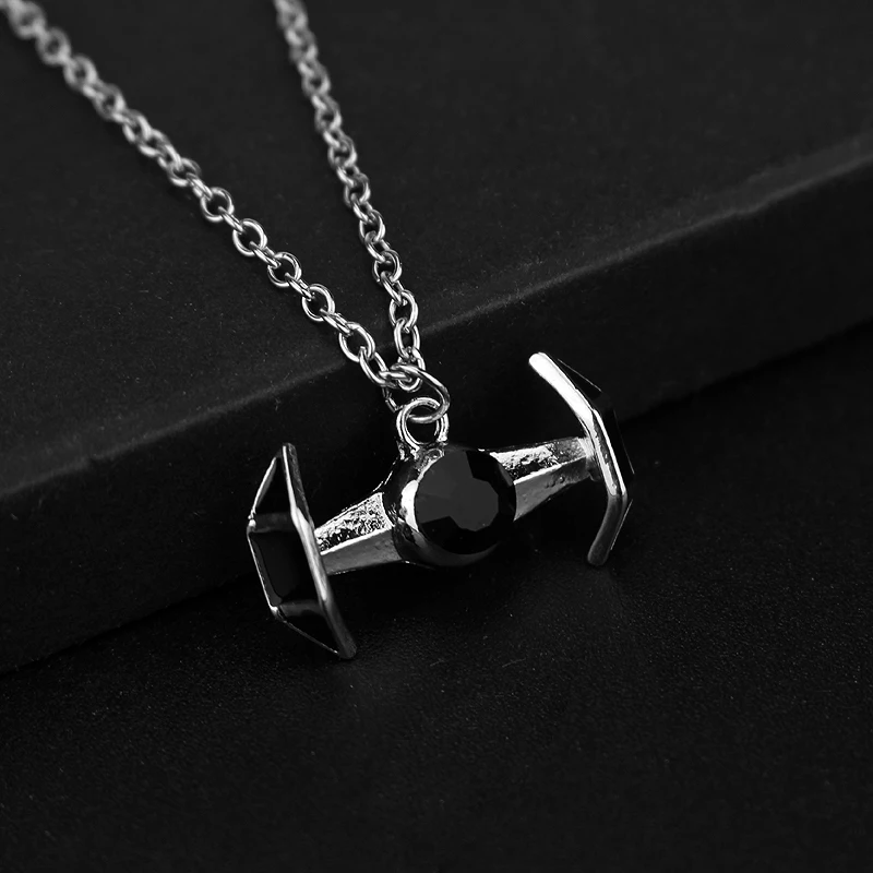 Модные ювелирные изделия Звездные войны разрушенный галстук истребитель кулон