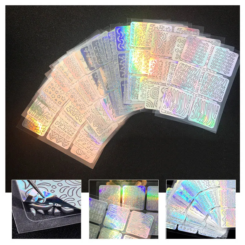 12 листов полые наклейки для дизайна ногтей | Красота и здоровье