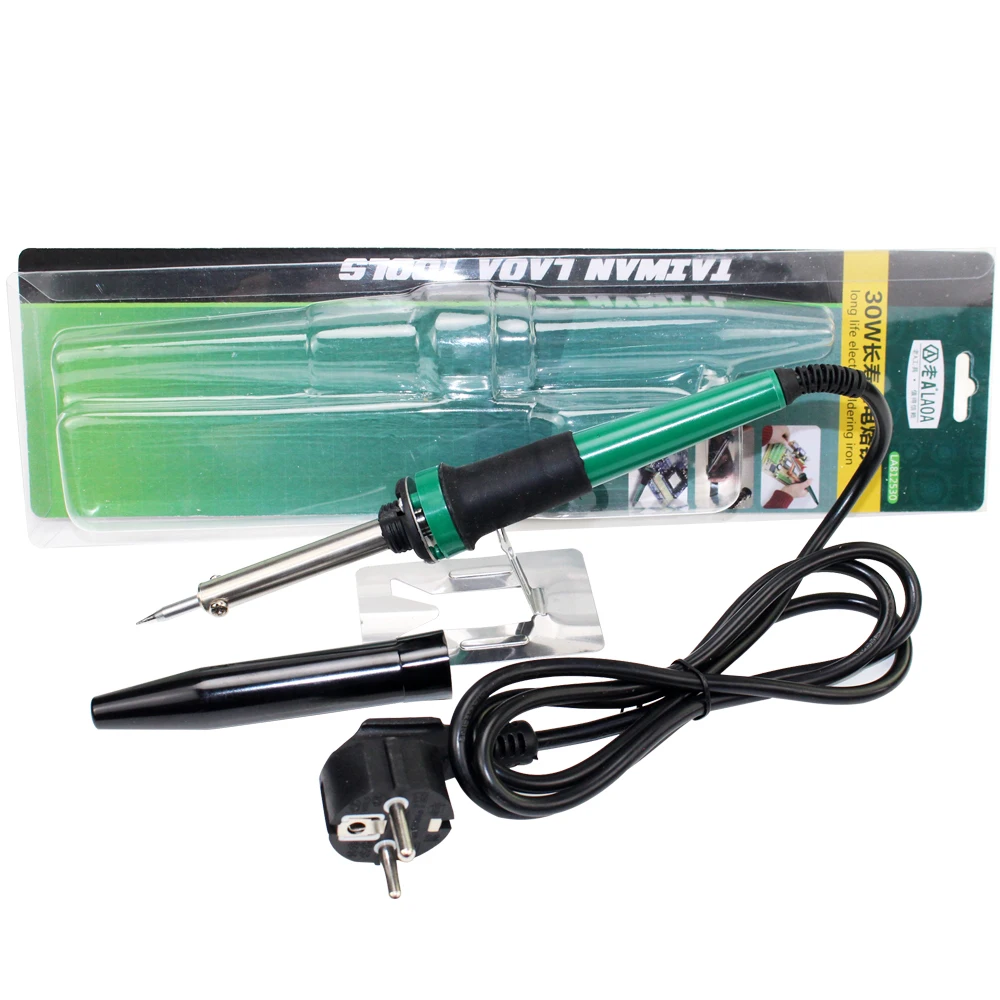 

LAOA Electric Soldering Iron Welding Solder Station Heat Pencil With Protecting Cover Repear for PC Cellphone With EU plug