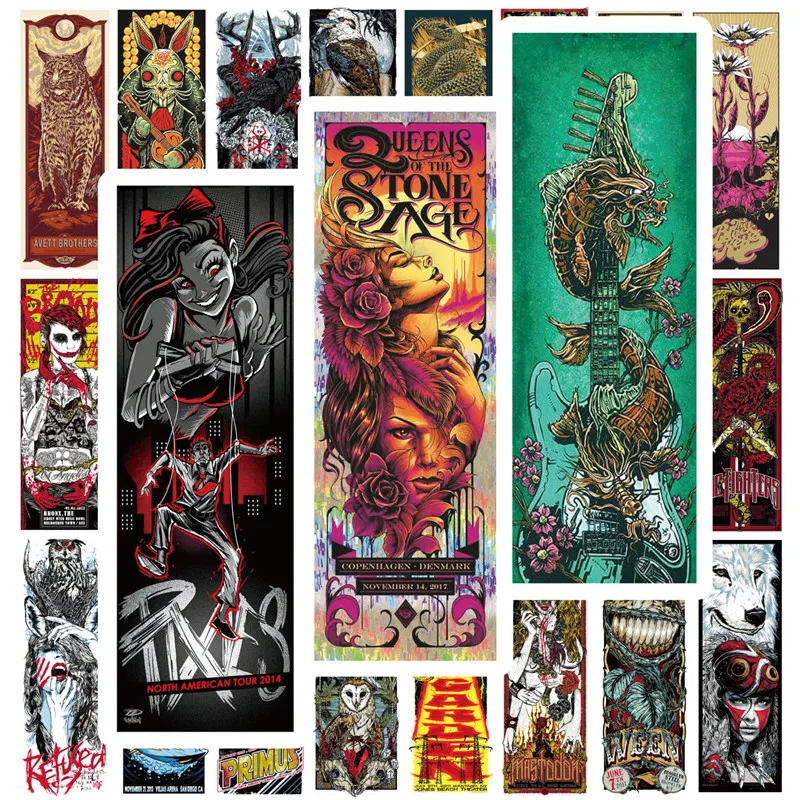 30 шт художественные рабочие наборы наклеек аниме наклейки на ноутбук холодильник телефон наклейки для гитары пакет
