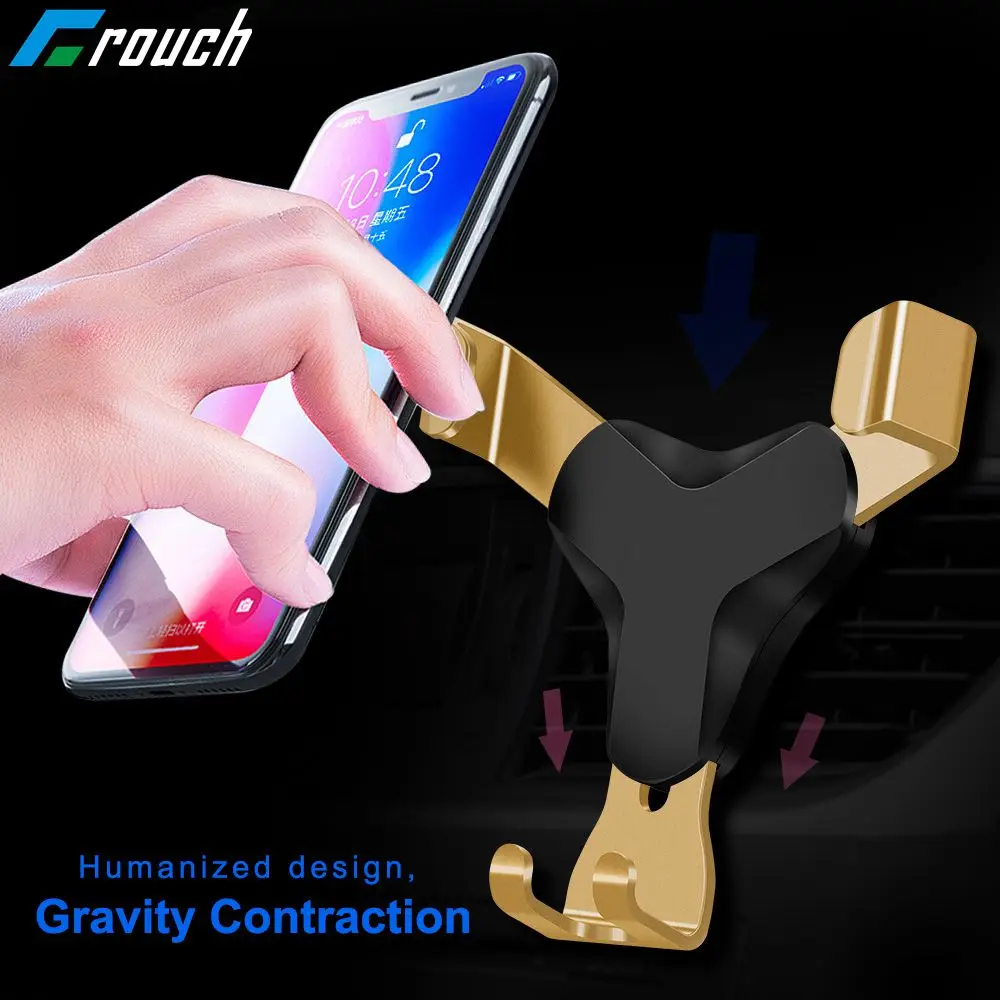 Универсальный автомобильный держатель для телефона Crouch с креплением на вентиляционное отверстие, автомобильный держатель для мобильного телефона, подставка для смартфона