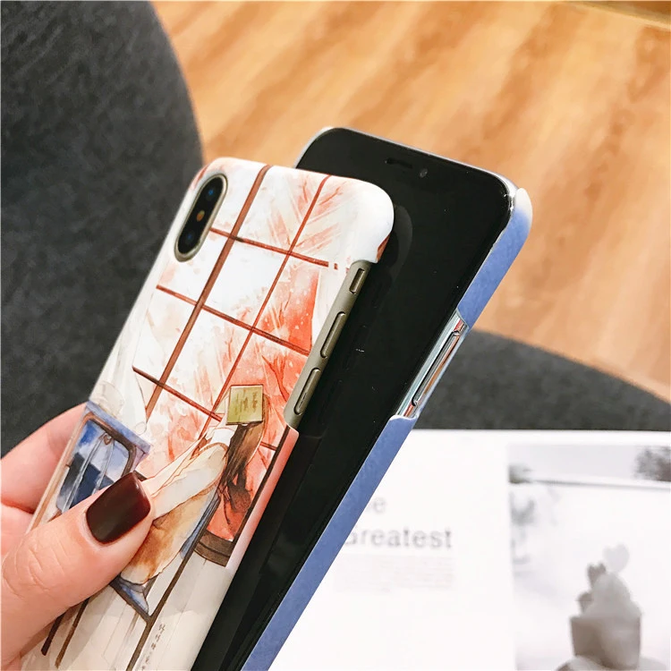 LACK прекрасный мультфильм Пары чехол для телефона для iphone XS Max чехол для iphone X XR 8 7 6 S Plus задняя крышка красочные Жесткие ПК-Чехлы