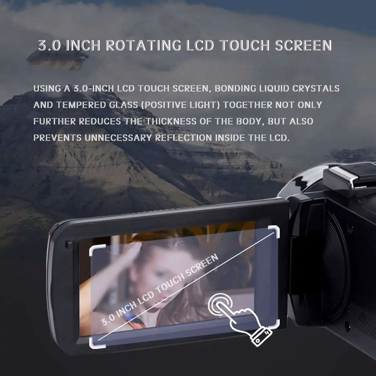 4K WiFi Ultras HD 1080P CMOS 12 миллионов пикселей сенсор Цифровая видеокамера DV+ объектив+ микрофон