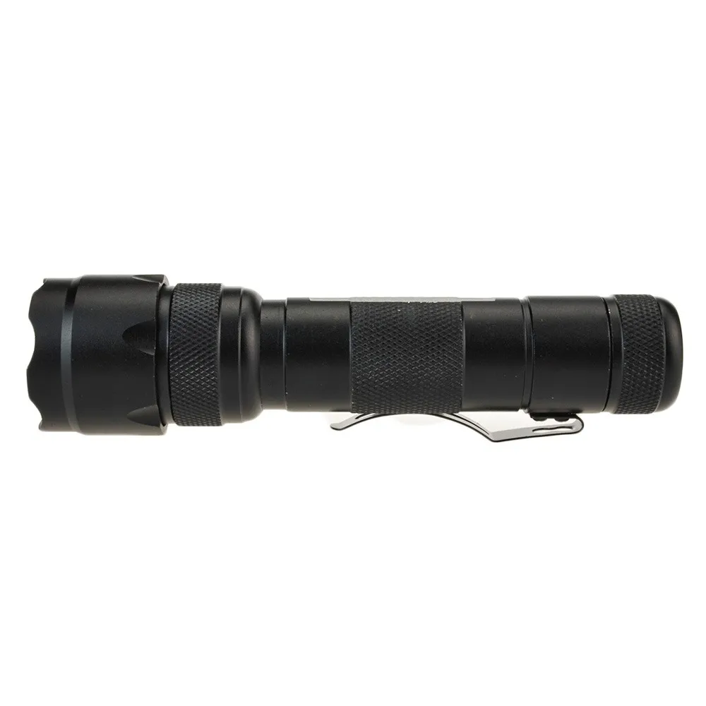 

free shipping WF-502B Bluelight 5-Mode Waterproof Flashlight Camping Linternas 18650 Lamp