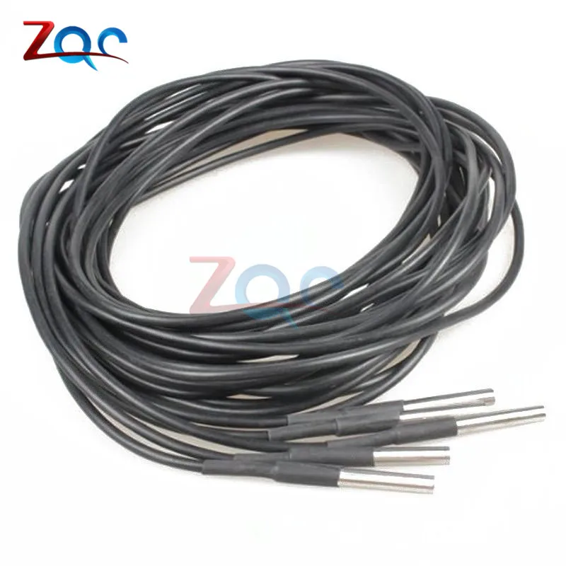 DS18B20 3M 300CM Digital Temperature Temp Sensor Probe Thermometer Waterproof Compatible For Arduino Stainless Steel | Инструменты