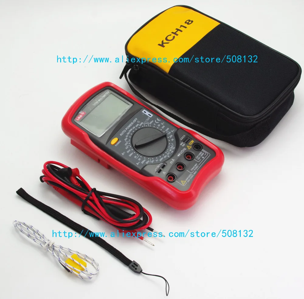UNI T UT55 Стандартный Цифровые мультиметры DMM с мягкий чехол KCH18|digital multimeter dmm|uni-t