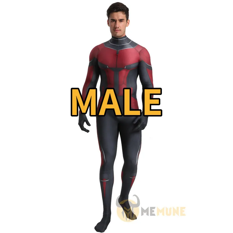 Marval, комикс, супергерой, ролевые игры, Civil War, человек-муравей, косплей, Zentai, костюм на Хэллоуин, карнавальный костюм - Цвет: MALE