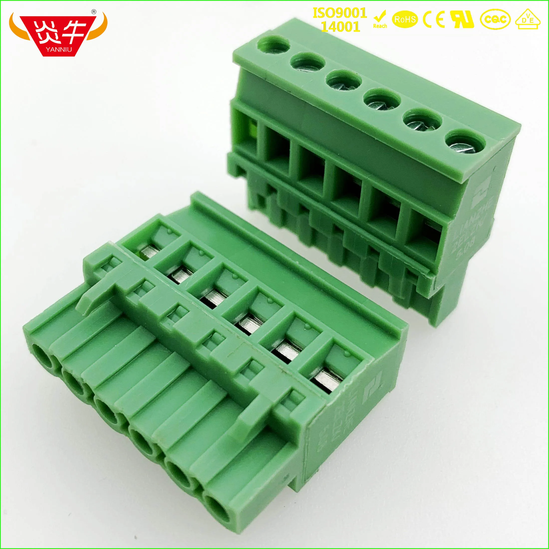 KF2EDGKA 5.0 6P 2EDGKA 5 0 мм 6PIN PCB разъем подключаемый винт через отверстие клеммные блоки