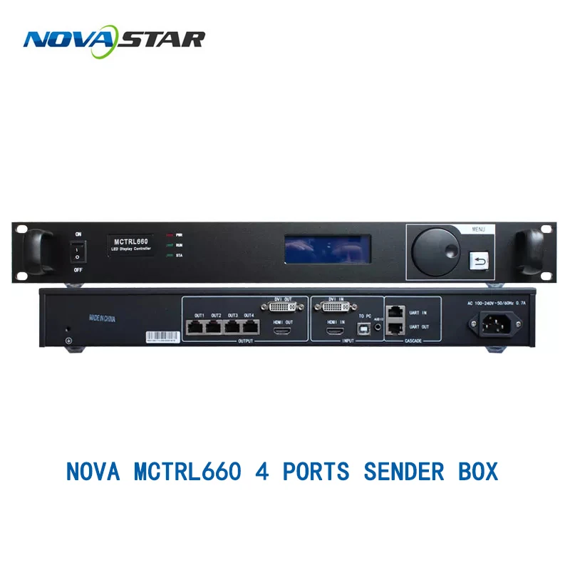 Nova star полноцветный контроллер светодиодного табло MCTRL660 светодиодный датчик nova Отправитель игровой контроллер Поддержка HDMI DVI выход