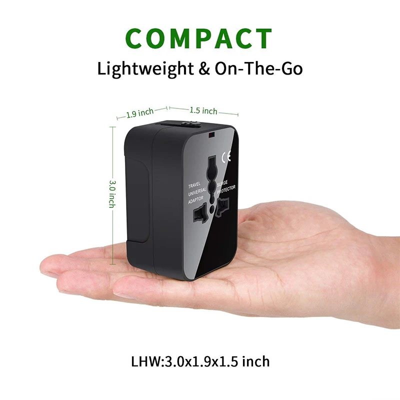 Дорожный настенный адаптер питания переменного тока зарядное устройство для