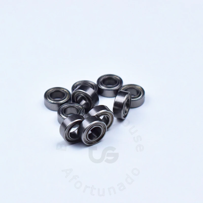 MR52ZZ 2*5*2,5(мм) 10 шт. Подшипник ABEC-5 металлический герметичный Миниатюрный Мини подшипник MR52 MR52ZZ хромированный стальной подшипник