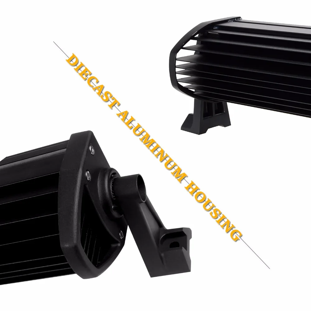 12V 24V LED рабочий свет бар изогнутые лампы для вождения автомобиля 21 &quot32&quot 52 &quotramp