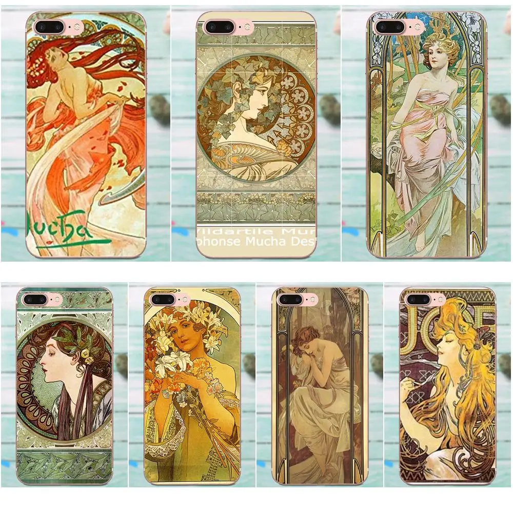 Художественный постер Alphonse Mucha для LG Nexus 5 5X G2 G3 mini spirit G4 G5 G6 K4 K7 K8 K10 2017 V10 V20 V30 Stylus Soft