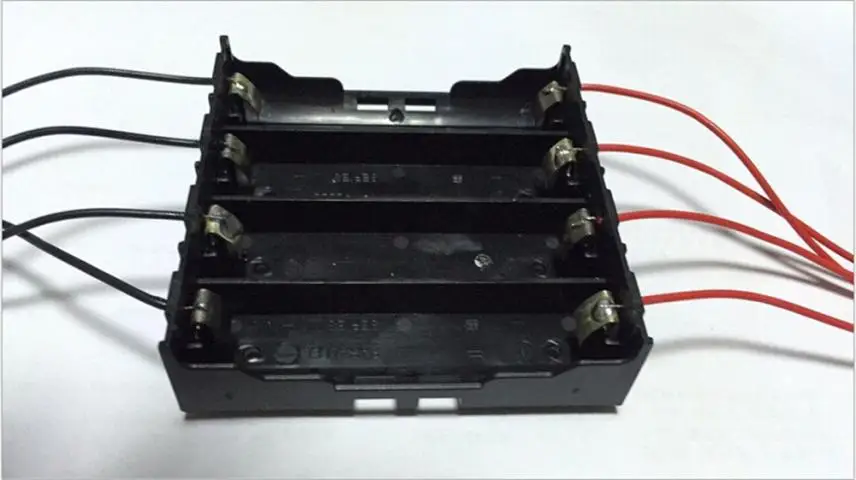 HIPERDEAL для 4x18650 аккумуляторная батарея пластиковый держатель батареи Коробка Для