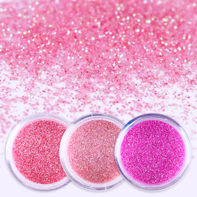 1 коробка 10 мл красочный глиттер для ногтей розовый фиолетовый блестящий хром