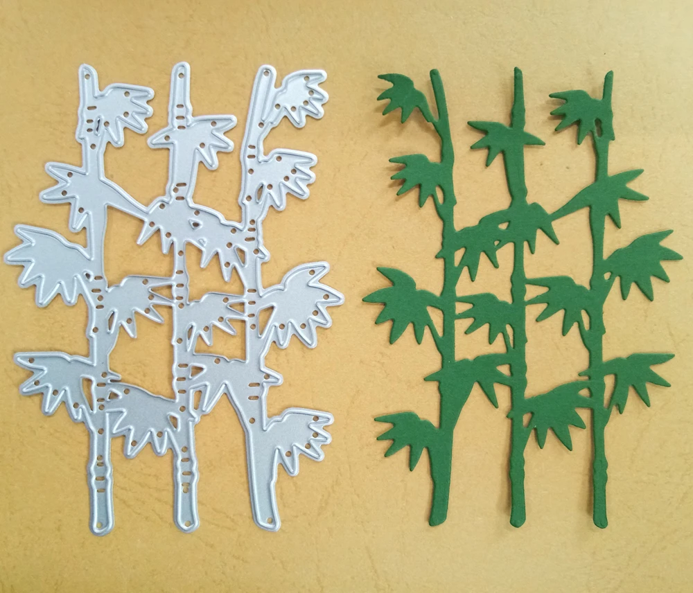 Estel бамбуковые лесные металлические резные штампы DIY Выгравированные для