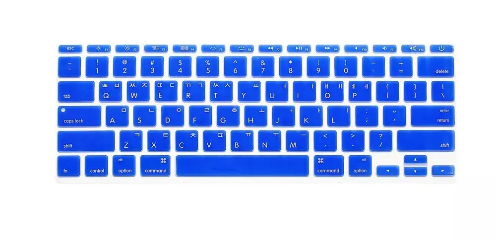 Корейская Клавиатура Защитная крышка для MacBook Air 11 &quot11 6 дюймов A1370 A1465 корейский