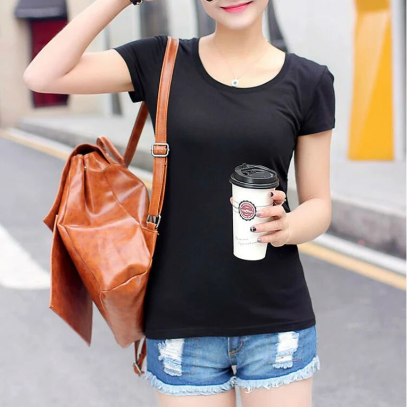 Женская хлопковая футболка с коротким рукавом большие размеры|fashion clothes|fashion t shirtt