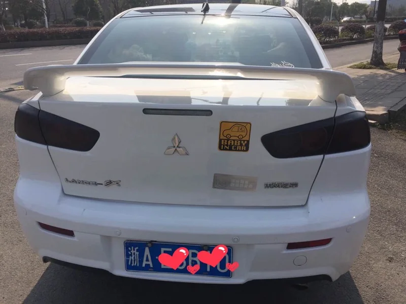 Для LANCER EX спойлер высокое качество абс материал заднее крыло праймер цвет задний спойлер для Mitsubishi LANCER спойлер 2010