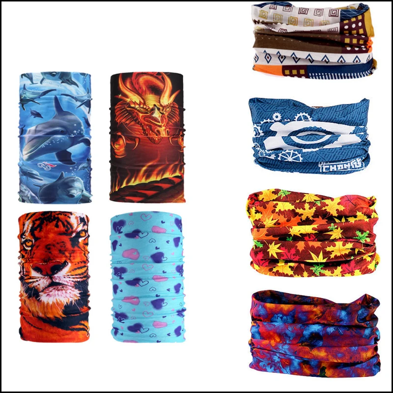 Прохладный волшебный шарф для Пеший Туризм Велоспорт камуфляж Головные уборы