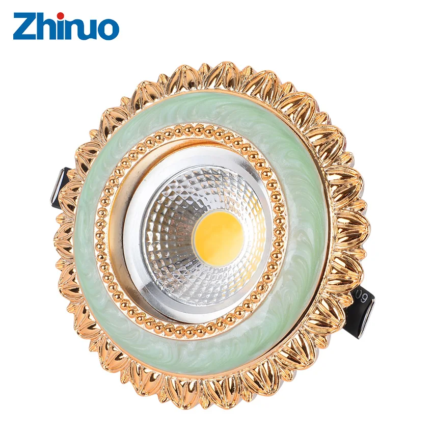 Zhinuo гостиная Европейский стиль вниз светильник светодиодный COB лампа 3 Вт