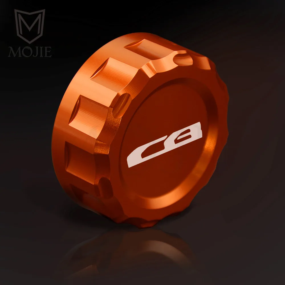 Orange Для Honda CB1000R CB1000 CB 1000 R CB 1000R 2008 2009 2010 2012 задний тормозной цилиндр для жидкости Крышка Резервуара - Цвет: Orange