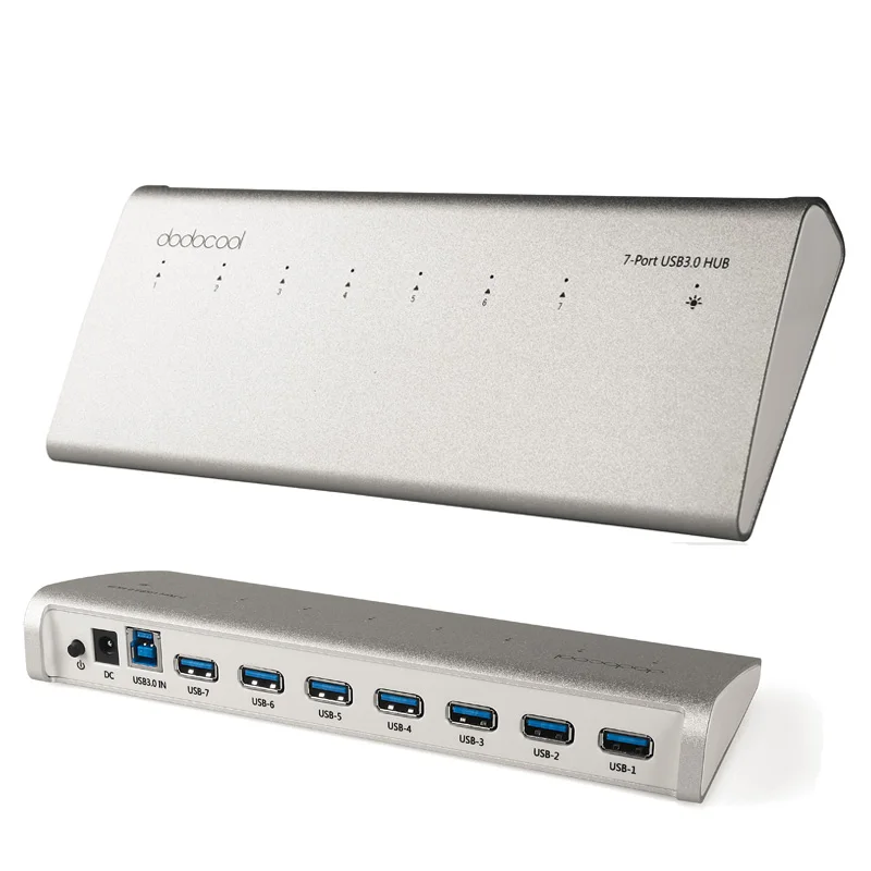 7 Порты и разъёмы USB 3 0 концентратор зарядное устройство концентраторы для Mac Macbook
