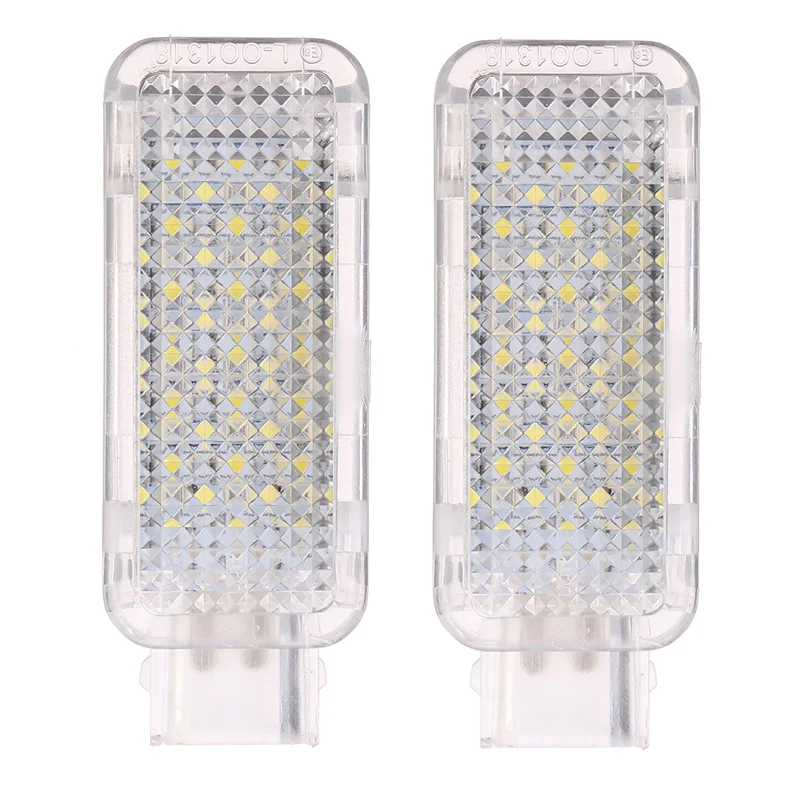 2 шт. Автомобильные светодиодные прожекторы для дверей Audi A3/A4/A6/VW/Skoda 12 В 6500 К|light