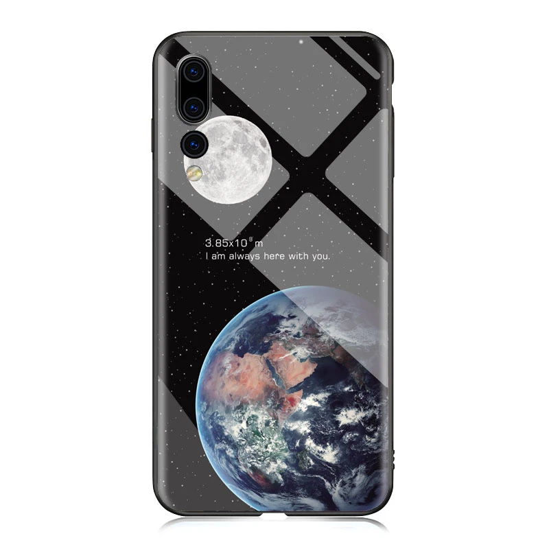 8 Чехол из закаленного стекла с мраморной звездой для huawei P20 lite P20 Pro mate 10 Lite, мягкий чехол с краями из ТПУ для Honor 8 10 9 lite - Цвет: 8