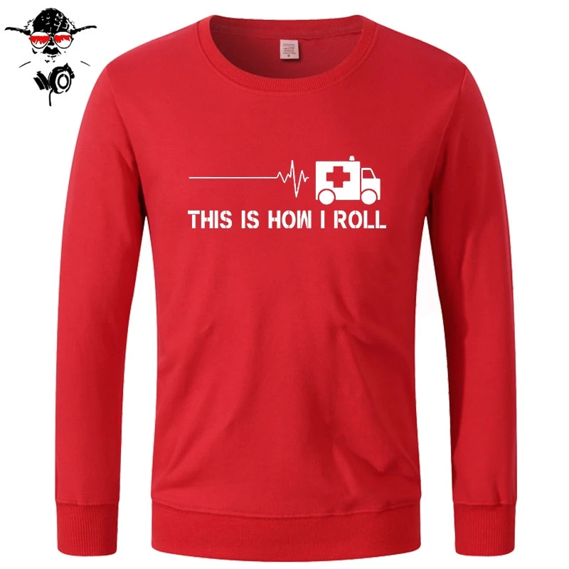 Это как я ролл фельдшер скорой помощи Стиль толстовки аварийного санитара принт