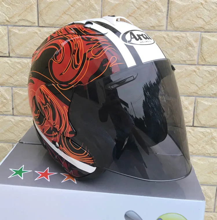 Мотоциклетный шлем ARAI, полушлем с открытым лицом, шлем для мотокросса, Размеры: M, L, XL, XXL, Capacete