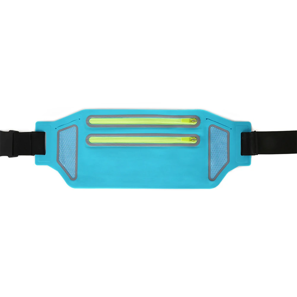 Большой ёмкость сумка с талией пояс эластичный открытый двойная молния Multi