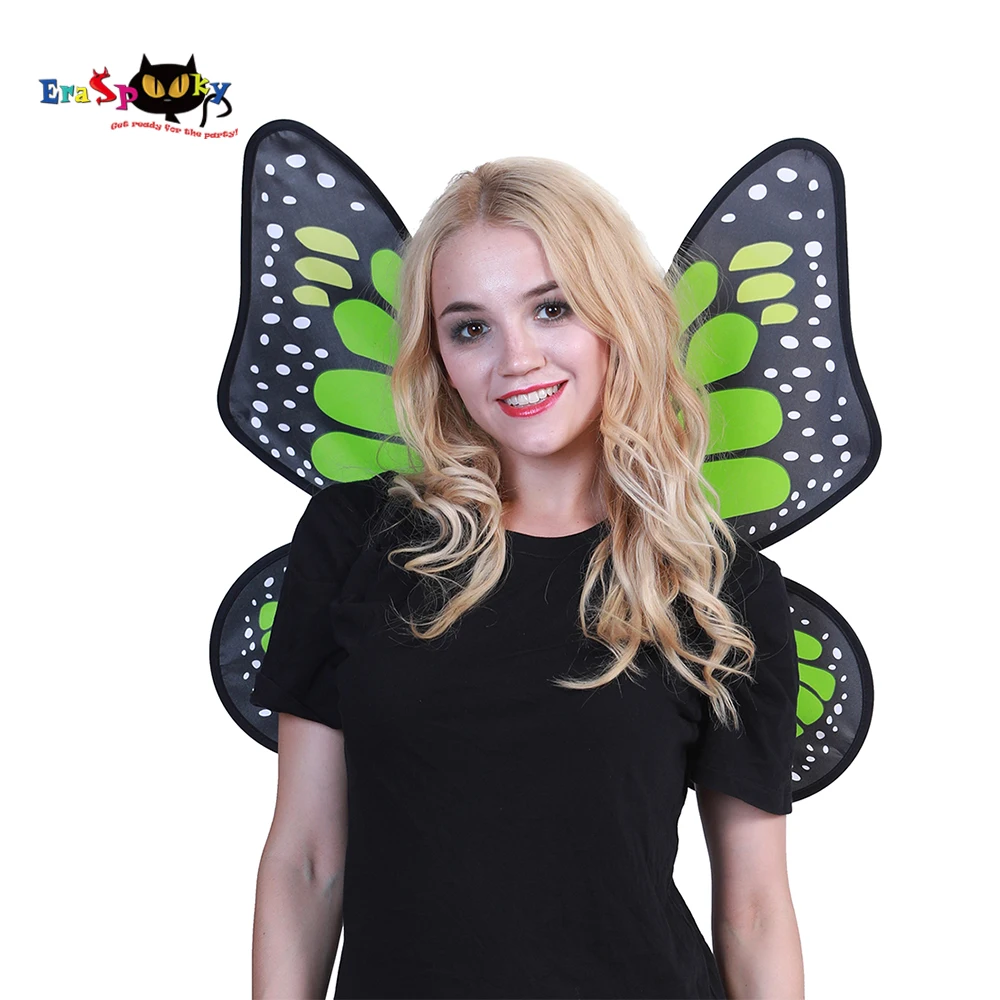 Женский костюм на Хэллоуин Eraspooky недорогие синие крылья бабочки для