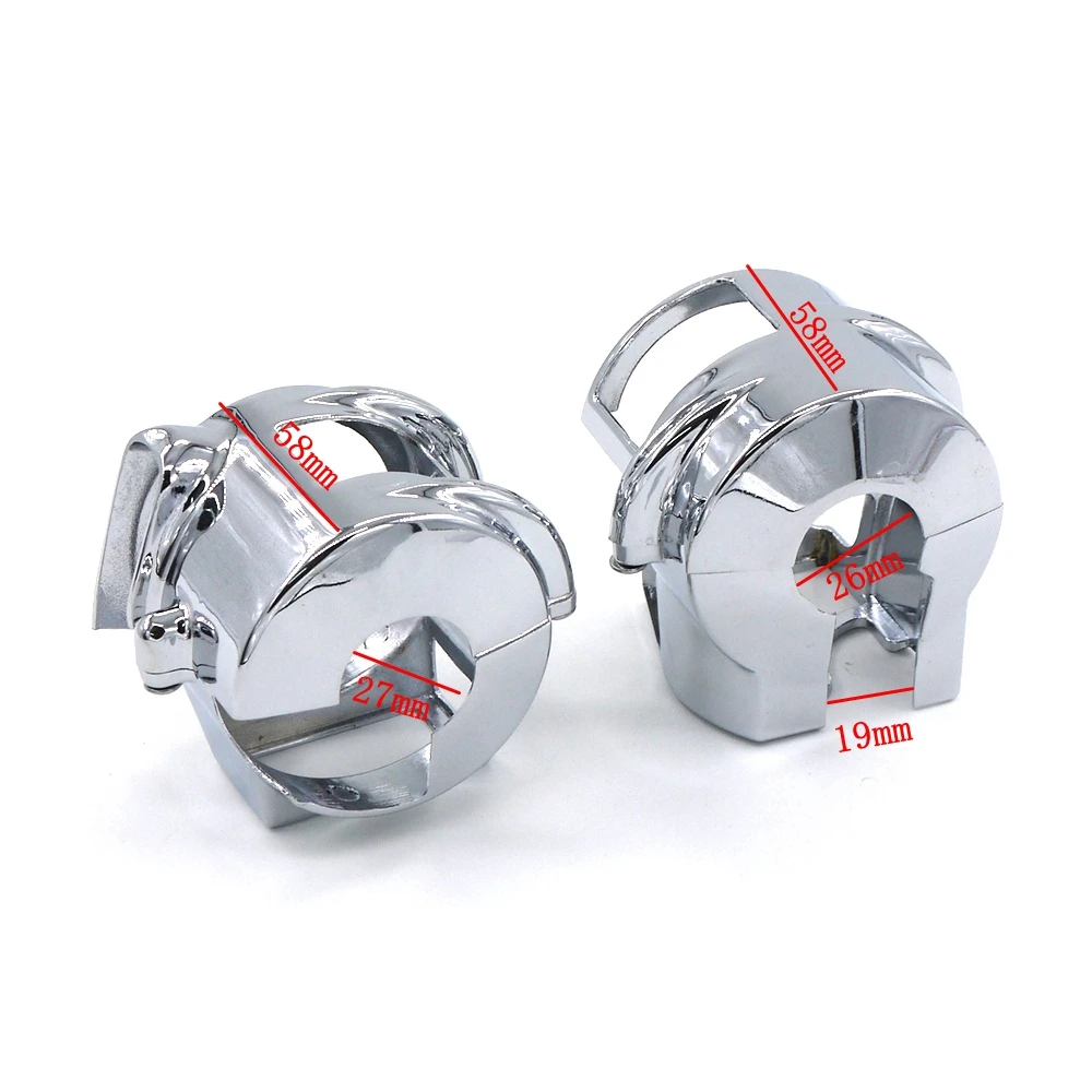 Крышка корпуса хромированного переключателя для Honda VT VLX 600 750 1300 VTX1300 детали