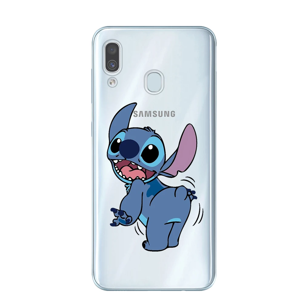 Чехол из мягкого ТПУ для samsung Galaxy A6 A8 плюс A7 A9 Крышка для samsung A10 A20 A30 A40 A50 A60 A70 A80 милые Прошитые Футляр для телефона
