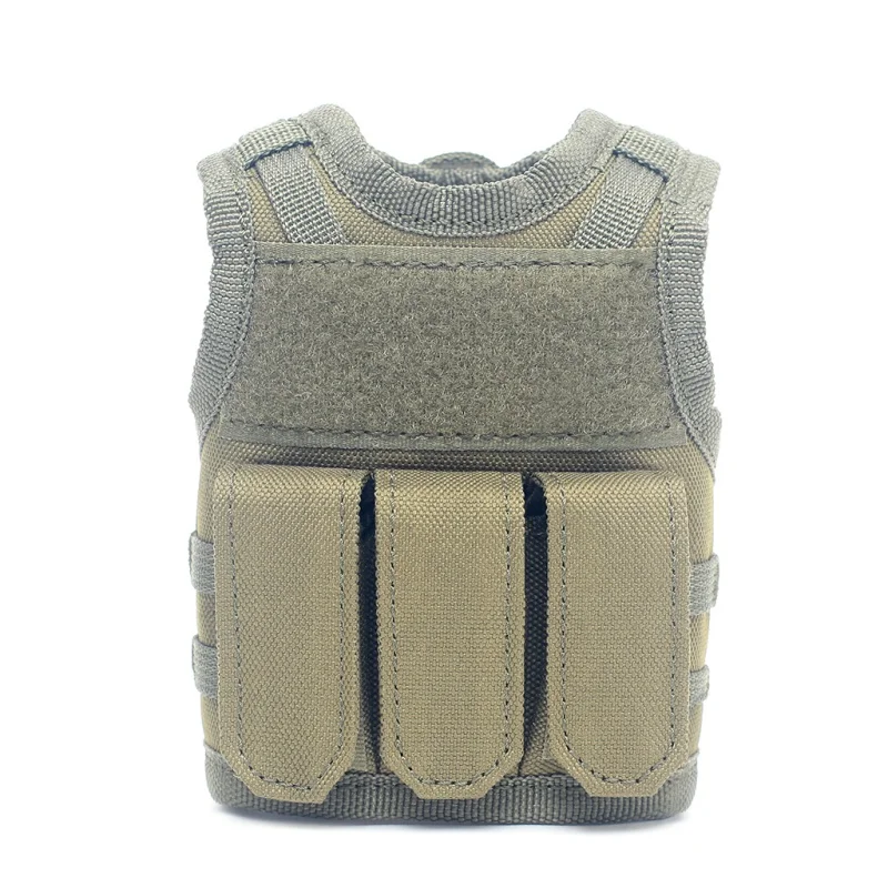 G Полезная Военная мини миниатюрная жилетка Molle Личная бутылка набор напитков регулируемый плечевой ремень напиток тактический Чехол для пивной бутылки - Цвет: G