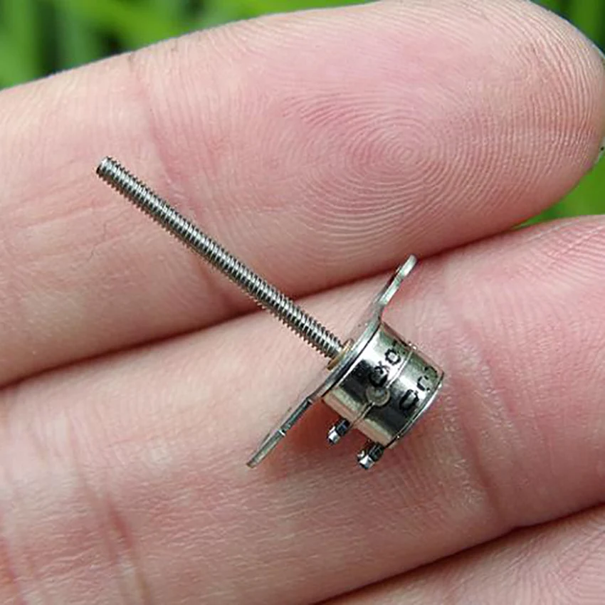 1 шт. (внутри 6 мм микро шаговый двигатель с длинным полюс шаговые двигатели 2 фазы 4