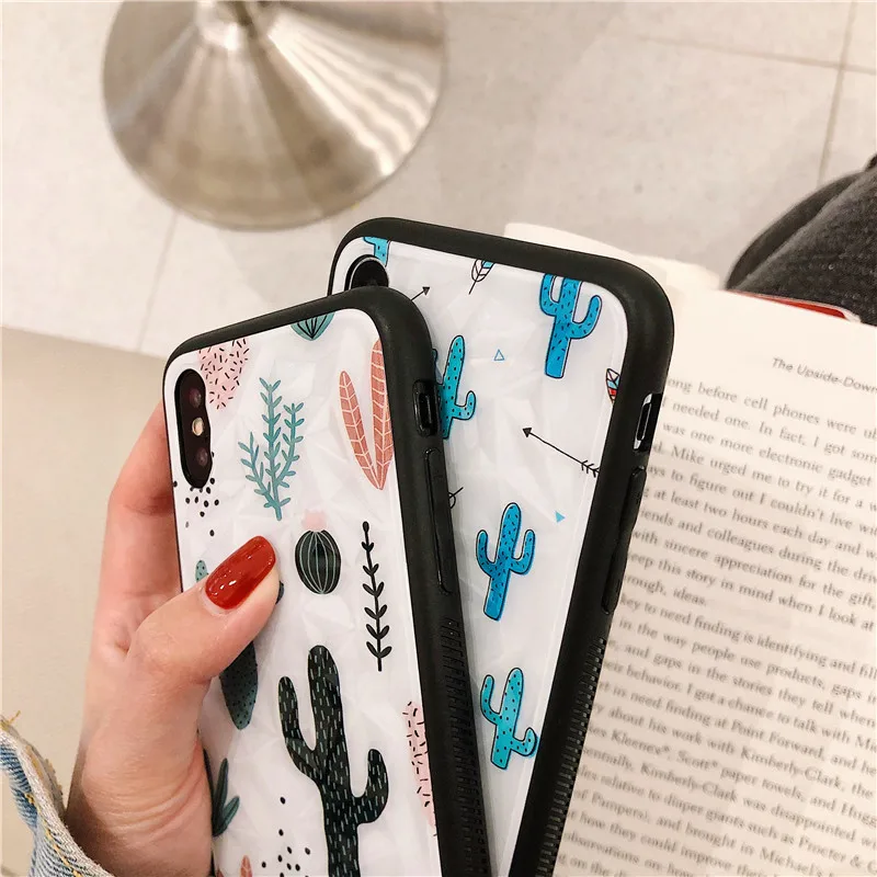 Интересный Алмазный Узор большое количество botany чехол для телефона в форме