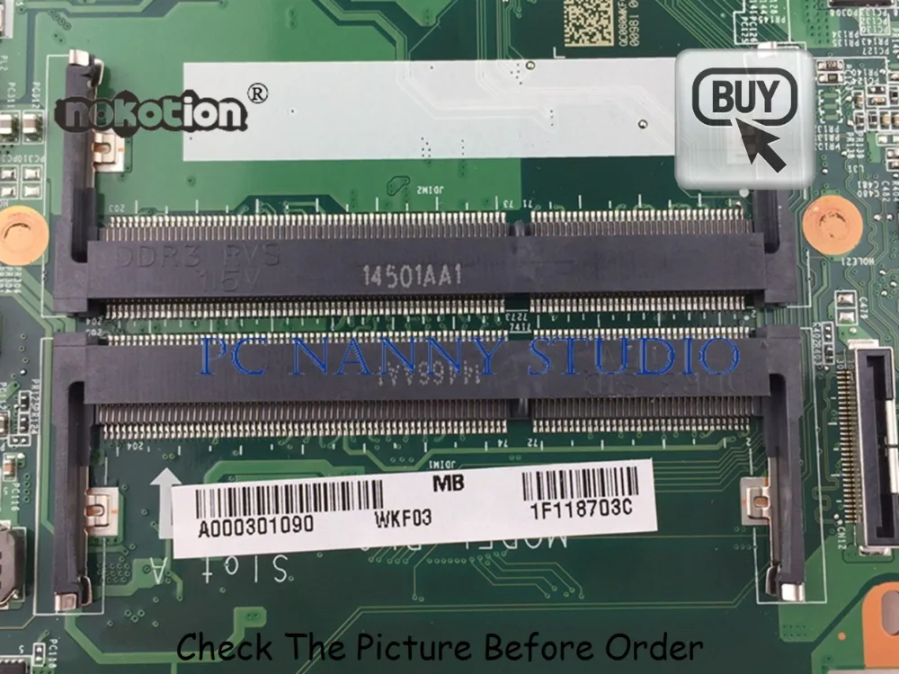PCNANNY A000301090 для toshiba satellite L50D-B L55D-B материнская плата ноутбука DA0BL0MB8F0 DDR3