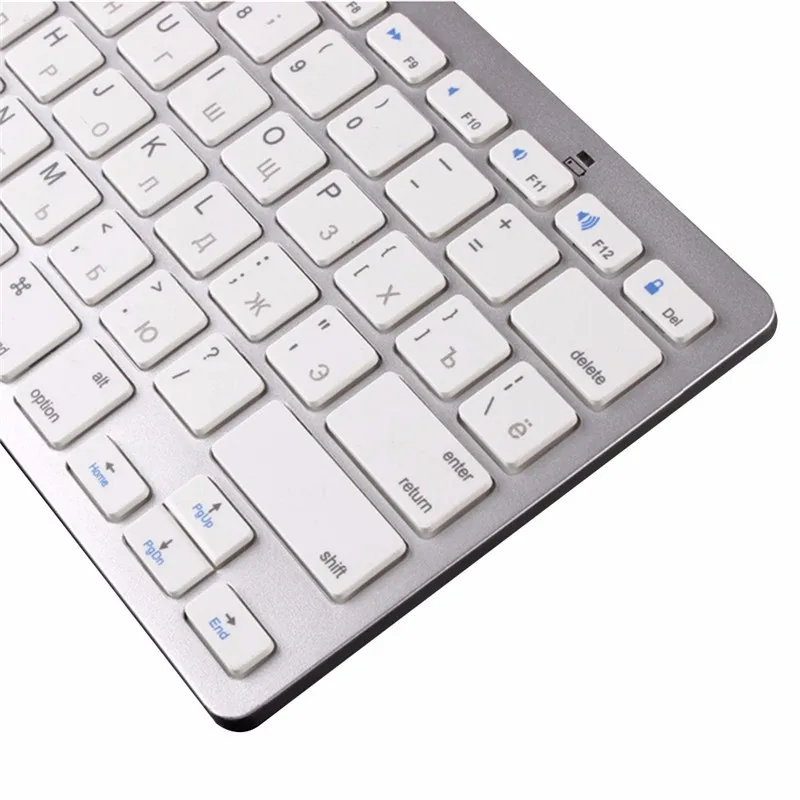 Kemile русский язык Беспроводная Bluetooth 3,0 клавиатура для iPad планшет Bluetooth клавиатура для iPad 3 4 Система IOS клавиатура Apple