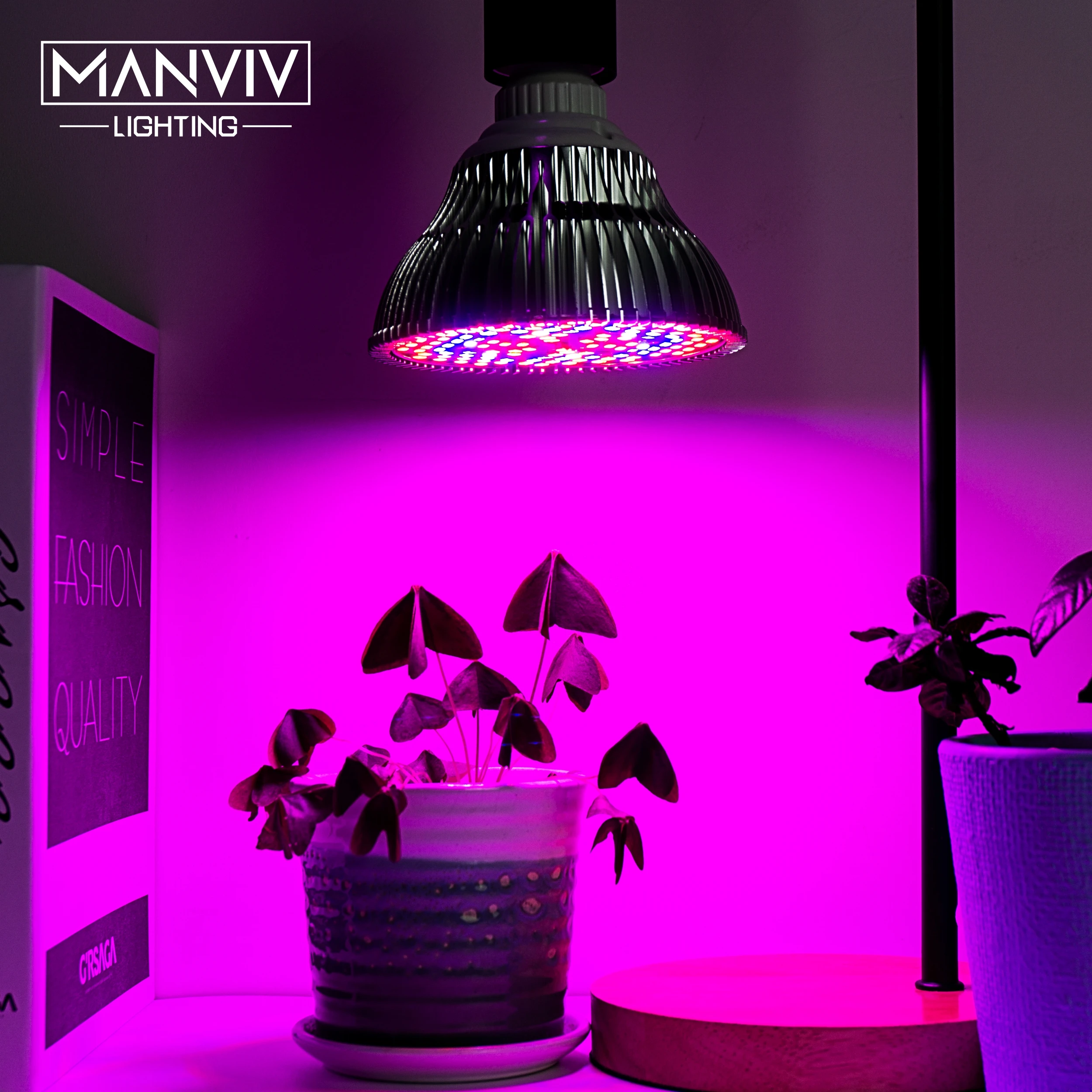 4PCS/Lot E27 LED Growing Lamp 80W 50W 30W 10W 5W 220V Red Blue UV IR LED Chip Full Spectrum For Flower Vegetable Hydroponic Grow