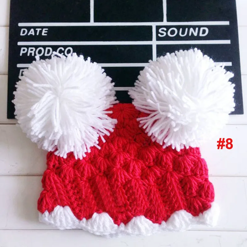 Узор вязания крючком ребенка шляпа с крышкой животного Стиль новорожденных