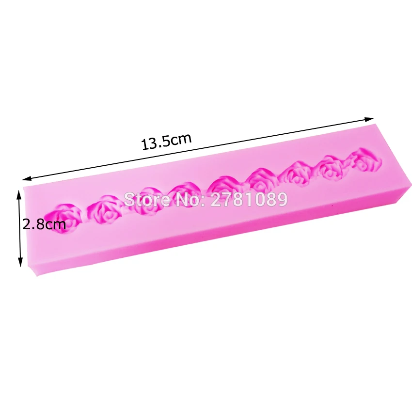 10 шт./компл. длинные розы цветы шоколад свадьба сделай сам помадка строительная