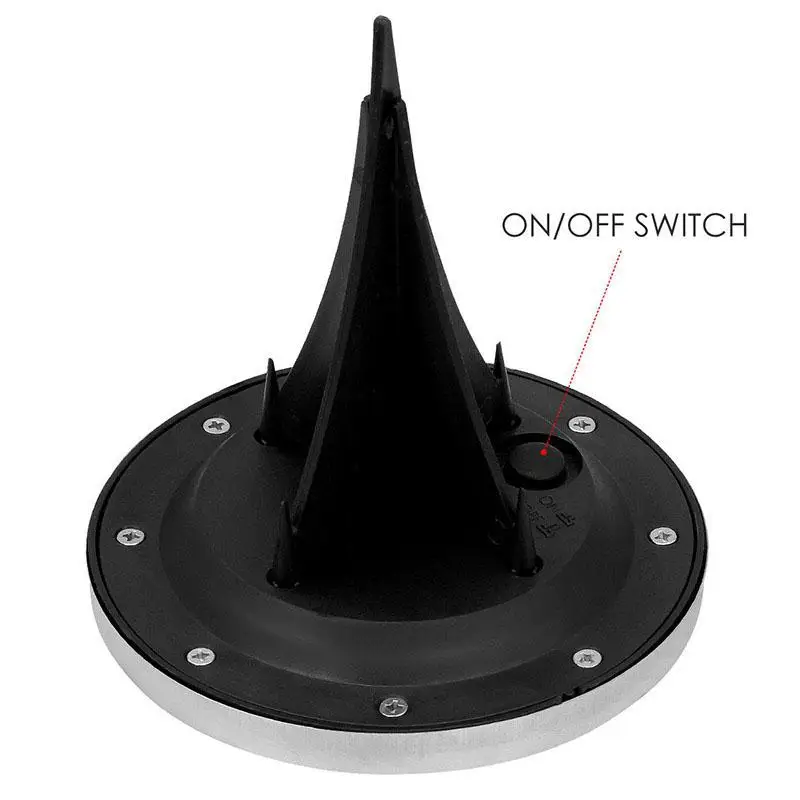 8 светодиодов наземный свет на солнечных батареях сад пейзаж газон лампа