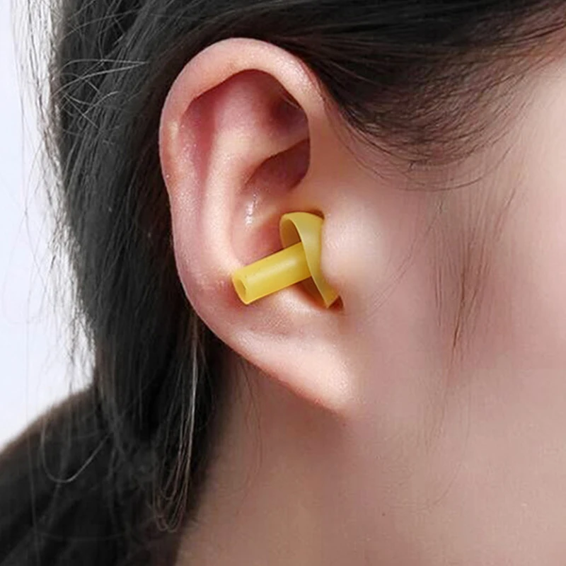 5 пар водонепроницаемые профессиональные силиконовые ушные затычки для плавания