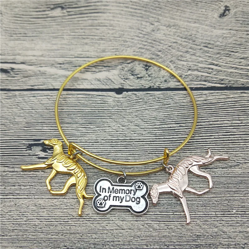 

Модные новые браслеты Whippet Милые Браслеты с собакой модные ювелирное изделие с животным