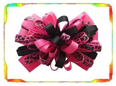 Новинка 2015 года Лидер продаж Детские аксессуары для волос Ручная работа Принт с