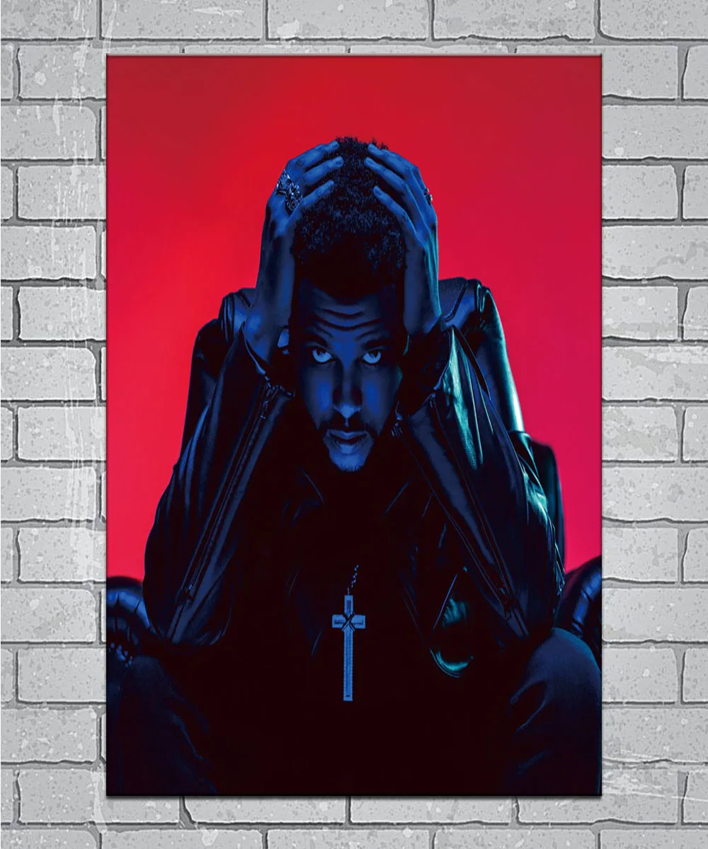 N1044 выходной музыкальный альбом Starboy Singer светильник лый холст постер на заказ