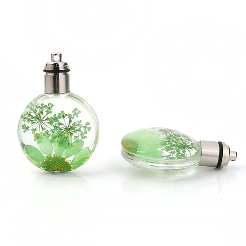 2 шт. стеклянные подвески в виде сухоцветов желтая прозрачная Светодиодная лампа